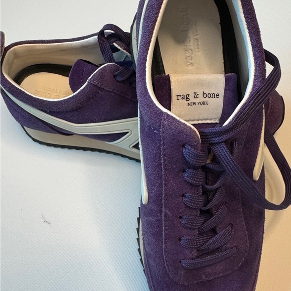 Anthropology sneaker shoes by Rag'n'Bone. Perfect condition purple suede size 7. - Picture 2 of 9